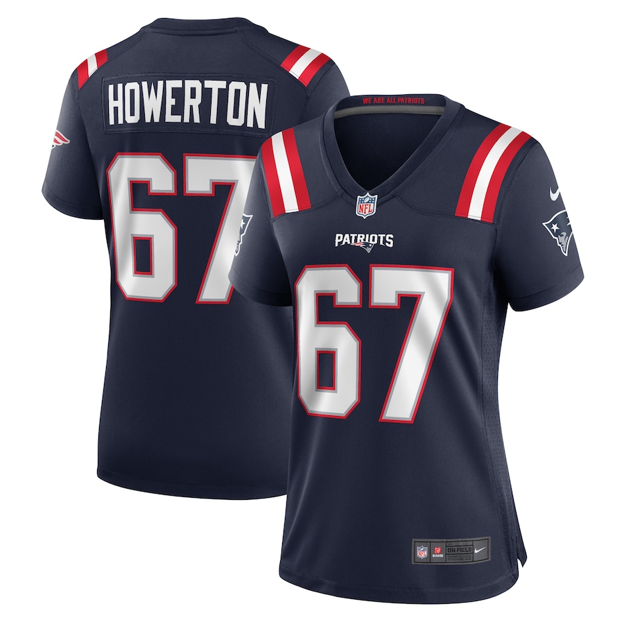 Women's New England Patriots Hayden Howerton Nike Navy Game Jersey