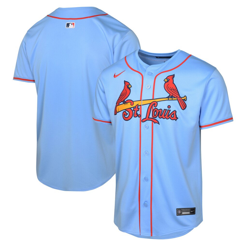 Youth St. Louis Cardinals NikeLight  Blue Alternate Limited Jersey