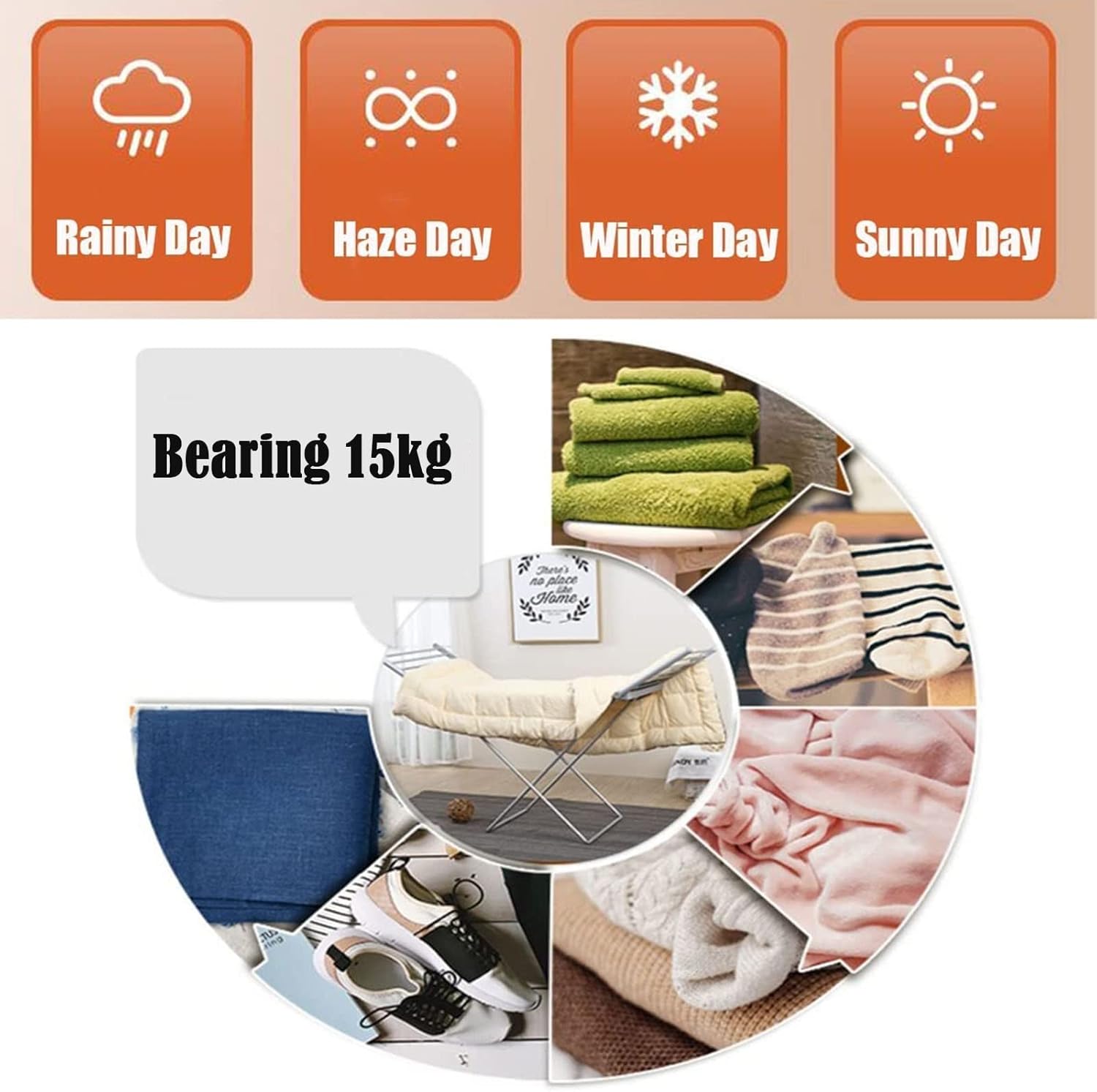 Heated Clothes Airer,Electric Heated Clothes Dryer Airer,Portable Folding Heated Drying Rack, Energy-Efficient Heated Clothes Dryer for Home, Apartment