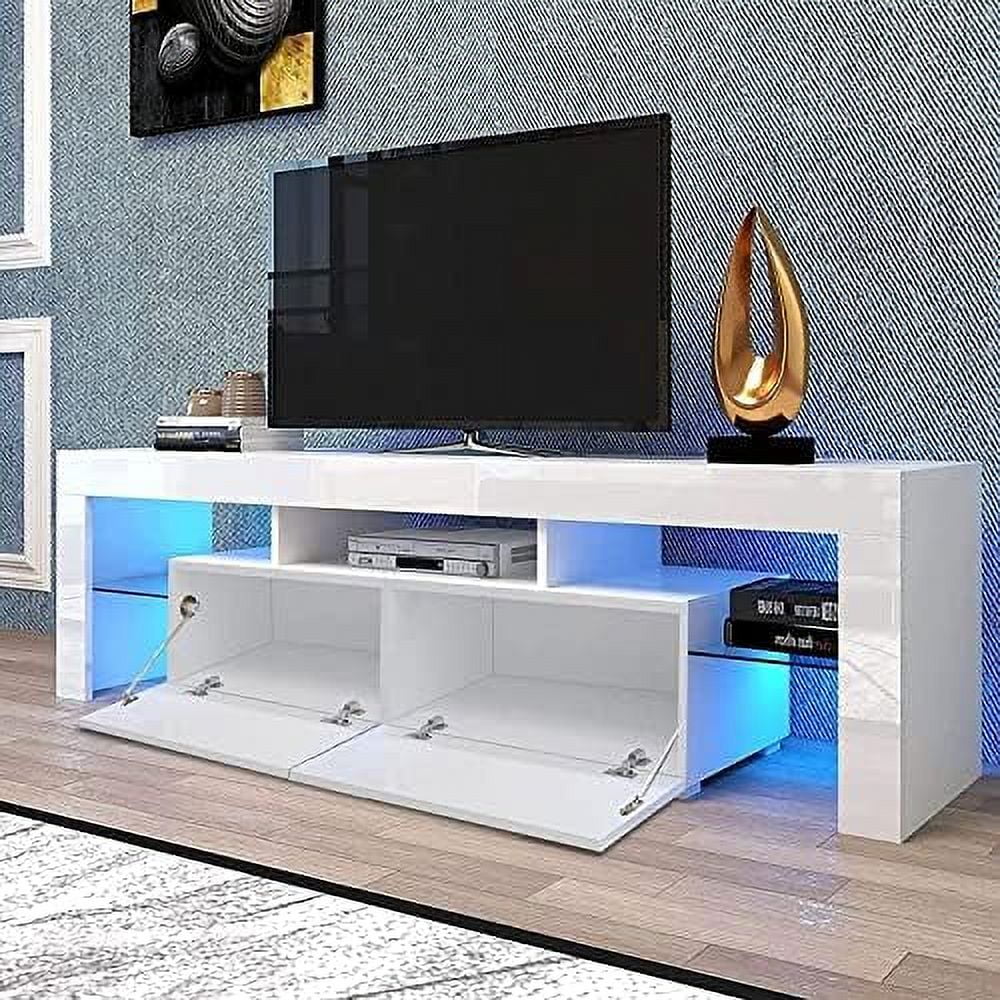 JDZHAPPYLIFE 65 inch TV Stand with  - Universal TV Stand with Drawers  LED Entertainment Center for 65+ inch TV Console Media Cabinet  Television Stands for Living Room Bedroom  Easy Asse - Curated Treasures Market