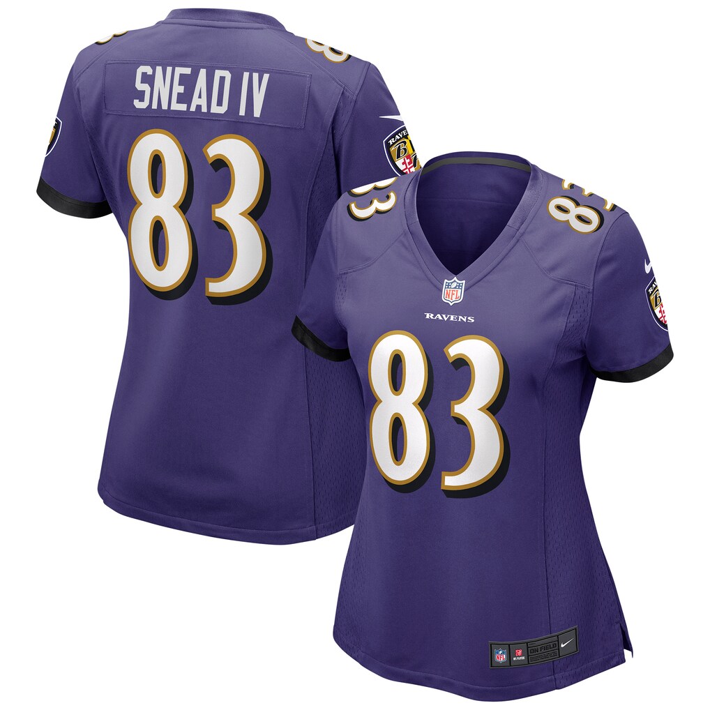 Women's Baltimore Ravens Willie Snead IV Nike Purple Game Jersey