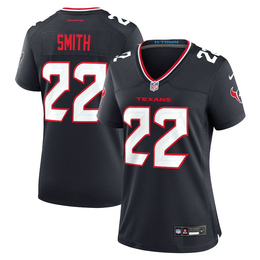 Women's Houston Texans Jaylin Smith Nike Navy Team Game Jersey