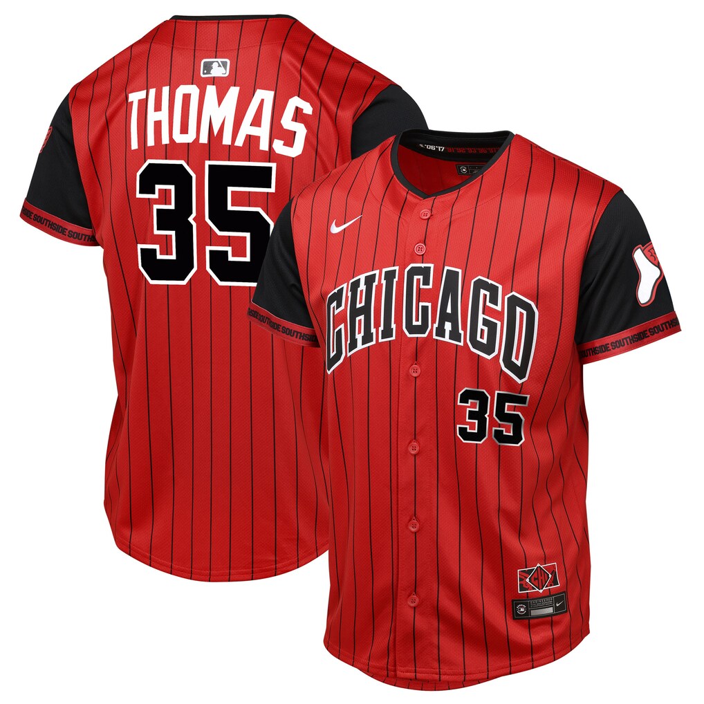 Youth Chicago White Sox Frank Thomas  Red/Black 2025 City Connect Limited Player Jersey