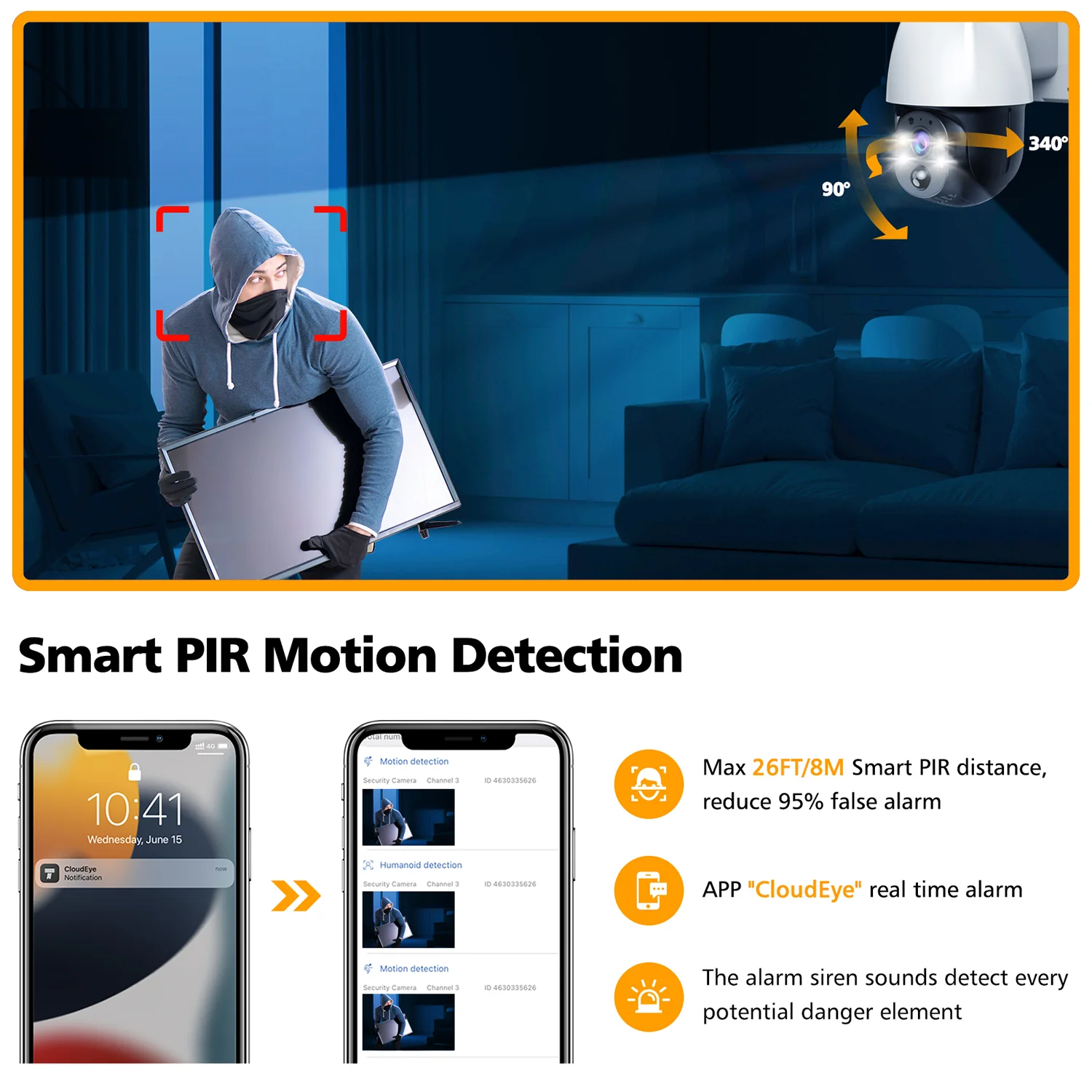 Toguard 4MP Wireless Security Camera System Outdoor Battery Bullet Dome Surveillance Camera Wireless Connector - Curated Treasures Market