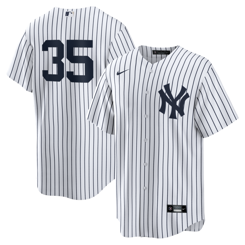 Men's New York Yankees Cody Bellinger Nike White Home Replica Jersey