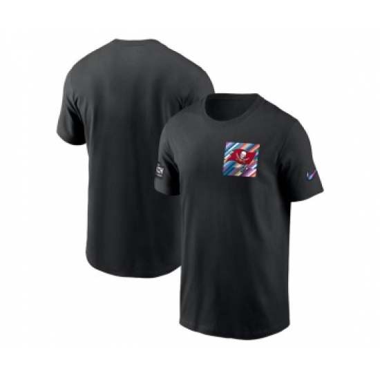 Men's Tampa Bay Buccaneers Black 2023 Crucial Catch Sideline Tri-Blend T-Shirt