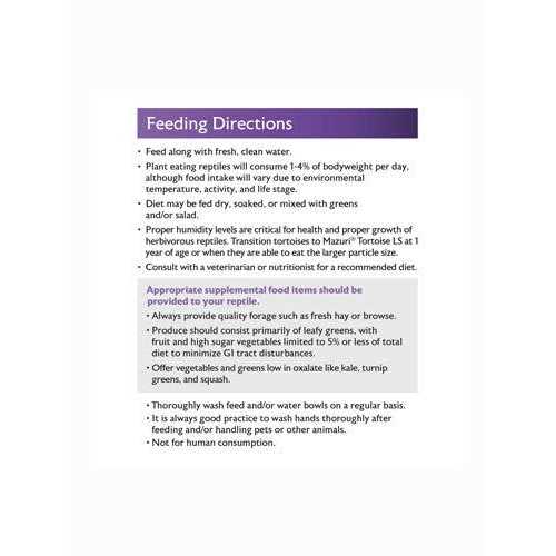 Mazuri Small Tortoise Diet LS Food