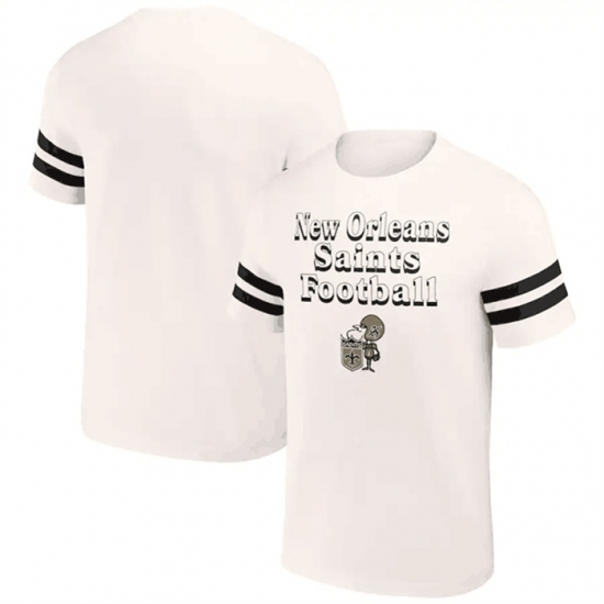 Men's New Orleans Saints Cream X Darius Rucker Collection Vintage T Shirt