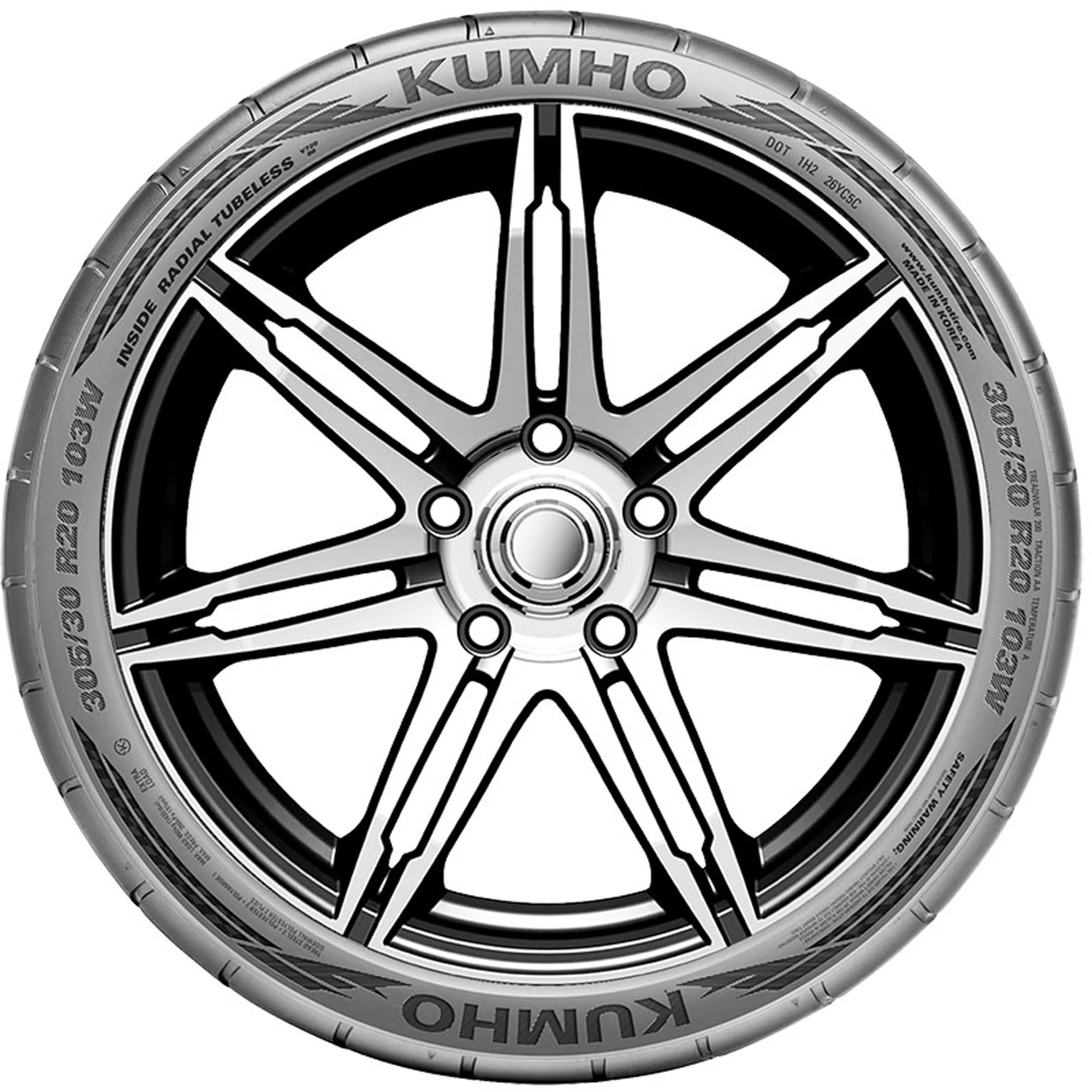 Kumho Ecsta V730 UHP 235/40R18 95W XL Passenger Tire