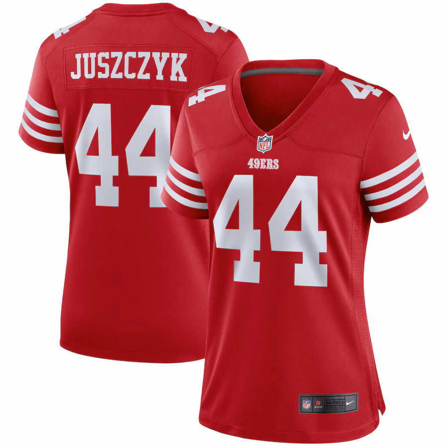 Women's San Francisco 49ers Kyle Juszczyk Nike Scarlet Player Game Jersey