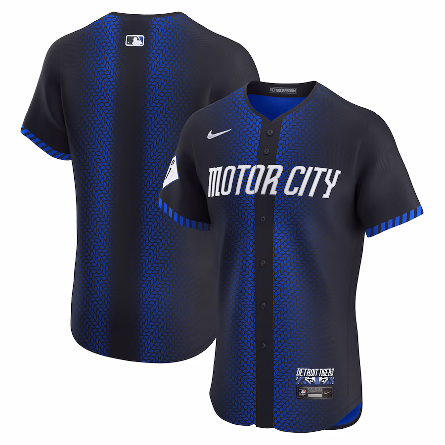 Men's Detroit Tigers Nike Navy City Connect Elite Jersey