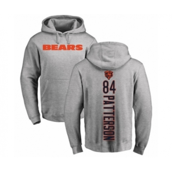 Football Chicago Bears #84 Cordarrelle Patterson Ash Backer Pullover Hoodie