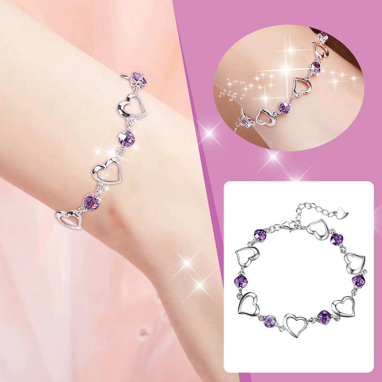 BOLUOYI Navel Piercing Jewelry Steel Long Graduation Gifts for Her Beautiful Bracelet Jewelry Gifts for Ands Christmas Birthday Gifts for Mom and Wife - Curated Treasures Market