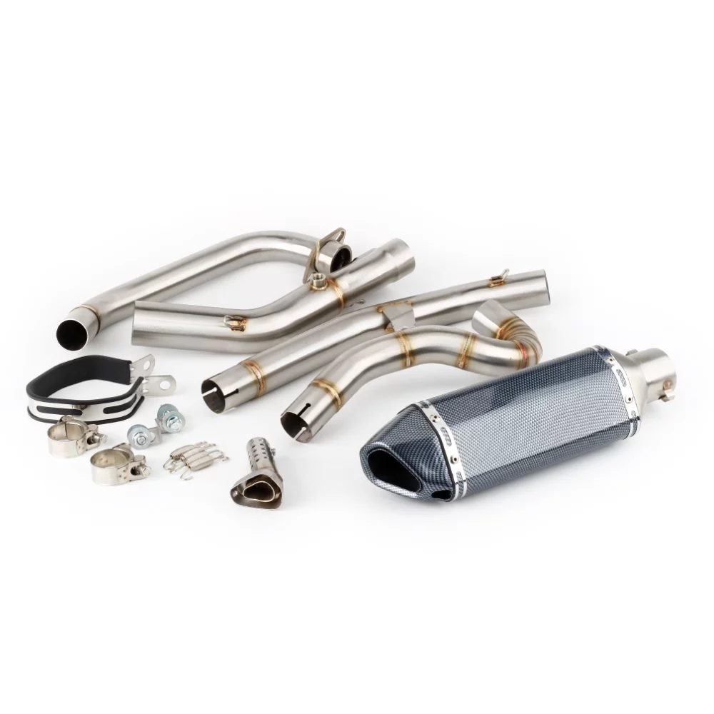 For Suzuki Vstrom 650 2017 to 2024 DL650 V strom 650 DL 650 Escape Motorcycle Exhaust Muffler And Header Link Pipe Slip-on - Curated Treasures Market