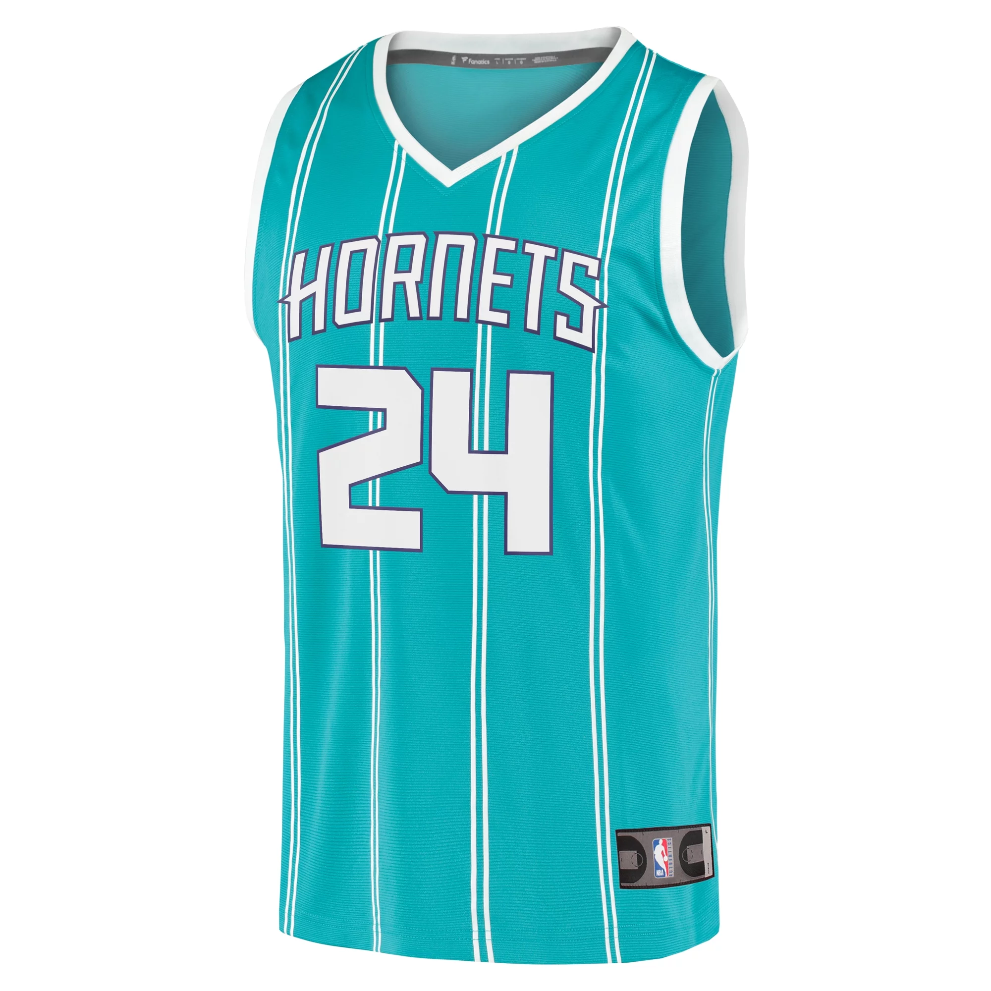 Men's Fanatics Brandon Miller Teal Charlotte Hornets  Fast Break Replica Jersey - Icon Edition - Curated Treasures Market