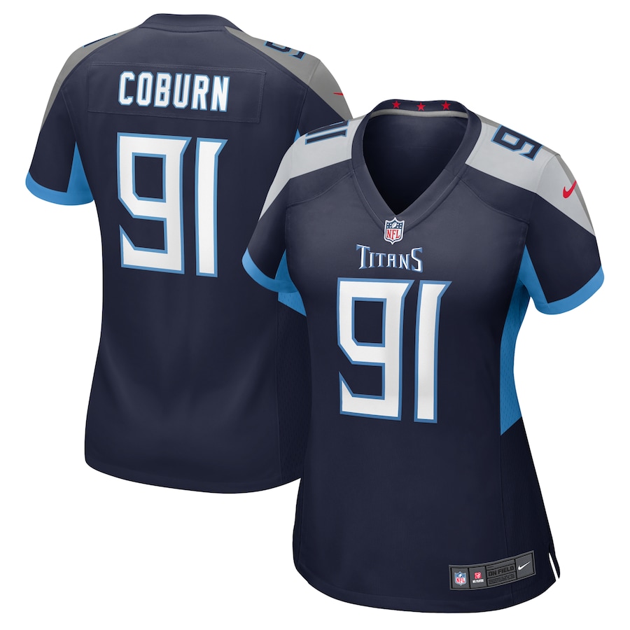 Women's Tennessee Titans Keondre Coburn Nike Navy Alternate Game Jersey