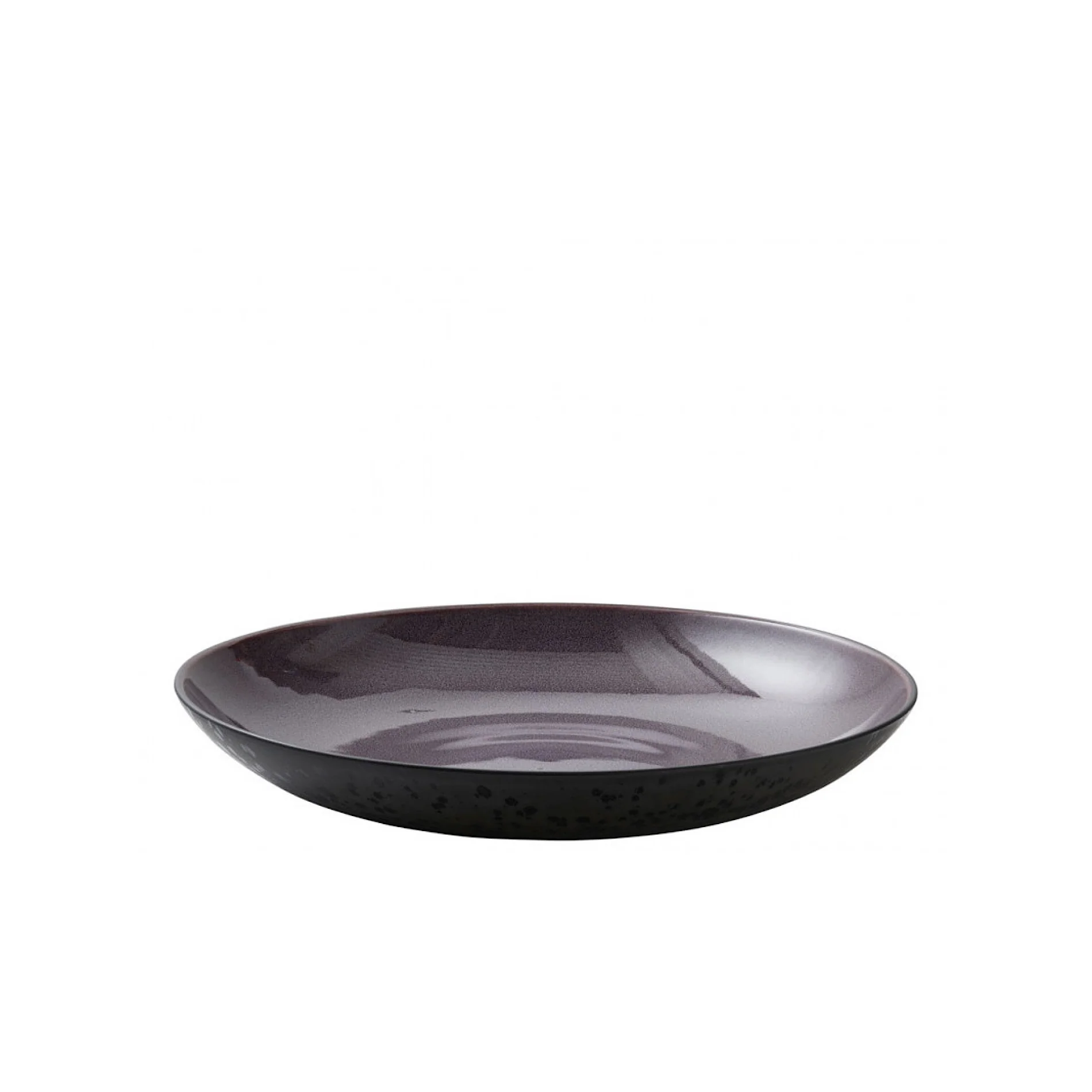 Stoneware Dish  40cm Black Lilac