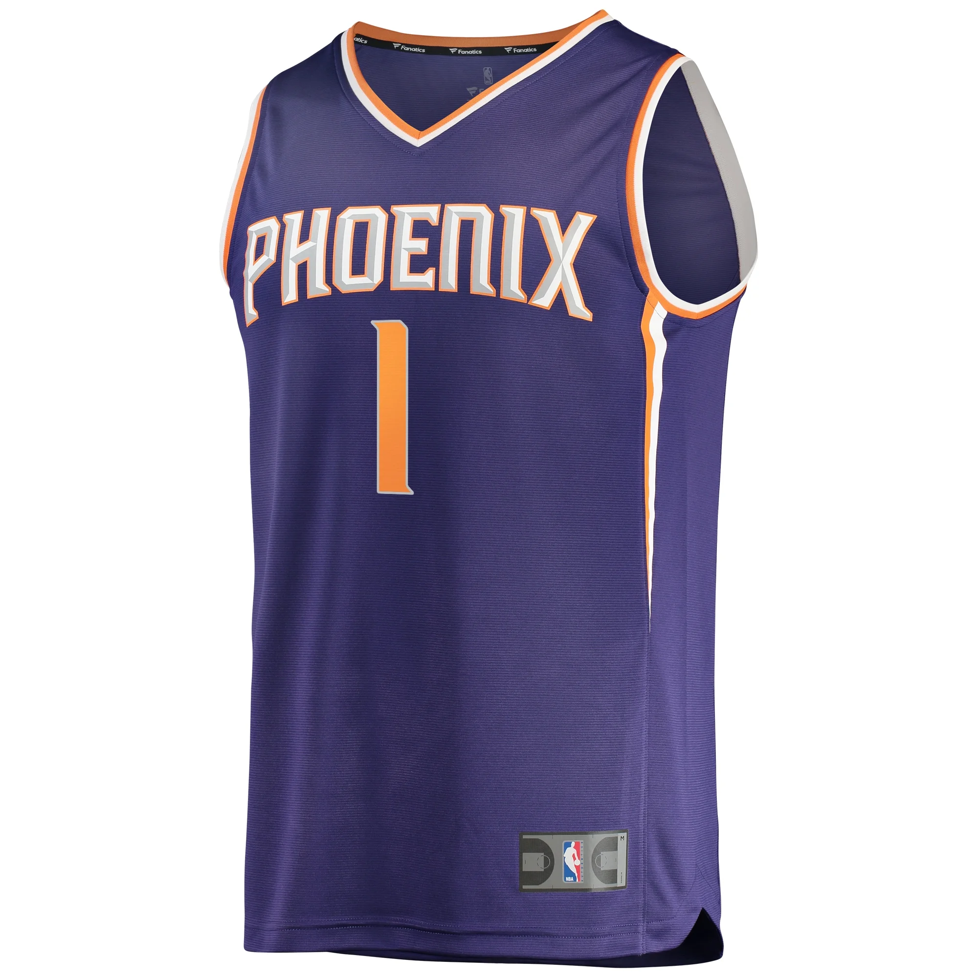 Men's Fanatics Devin Booker Purple Phoenix Suns Fast Break Replica Player Jersey - Icon Edition - Curated Treasures Market