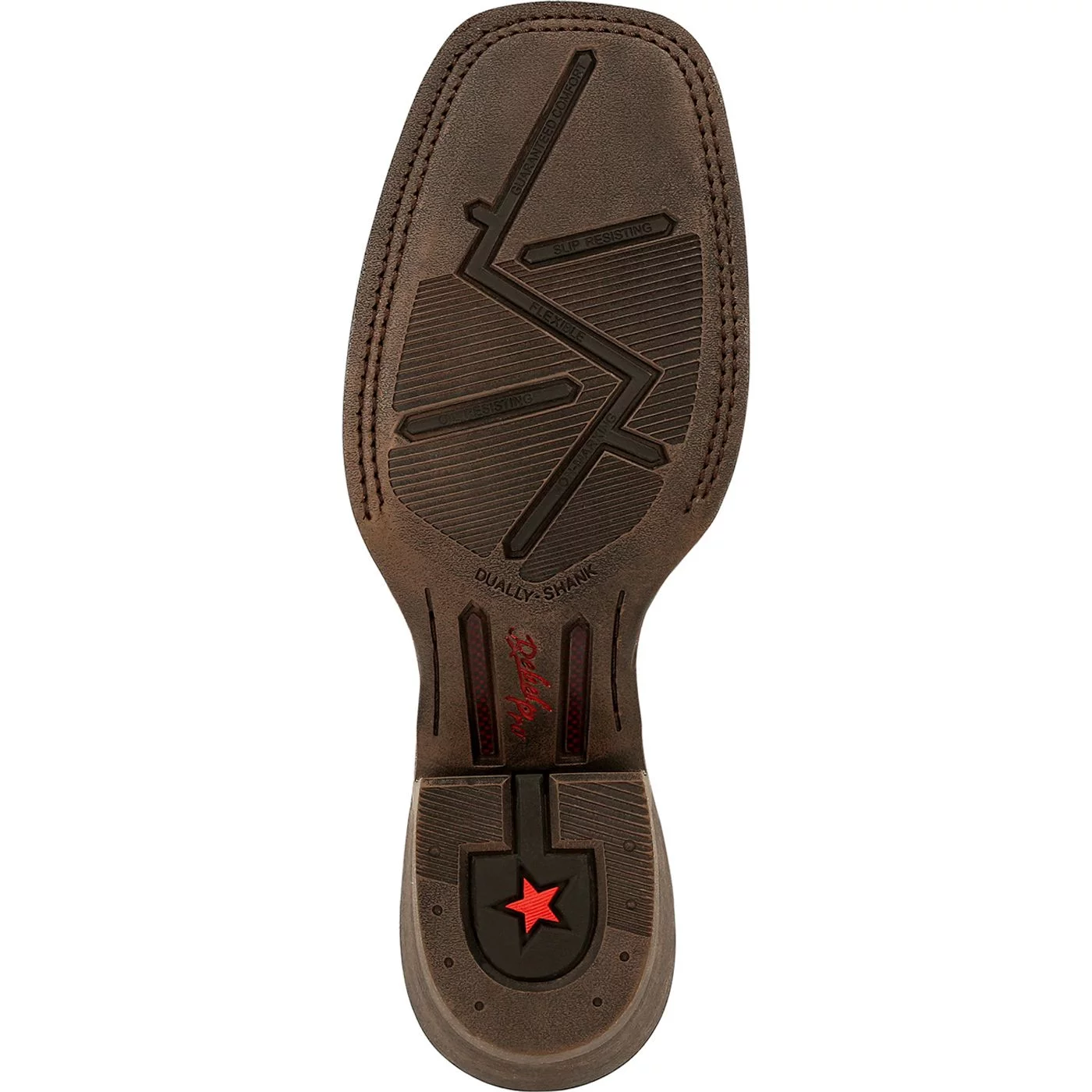 Durango? Rebel Pro? Dark Chestnut Buckaroo Western Saddle Boot Size 8(M) - Curated Treasures Market