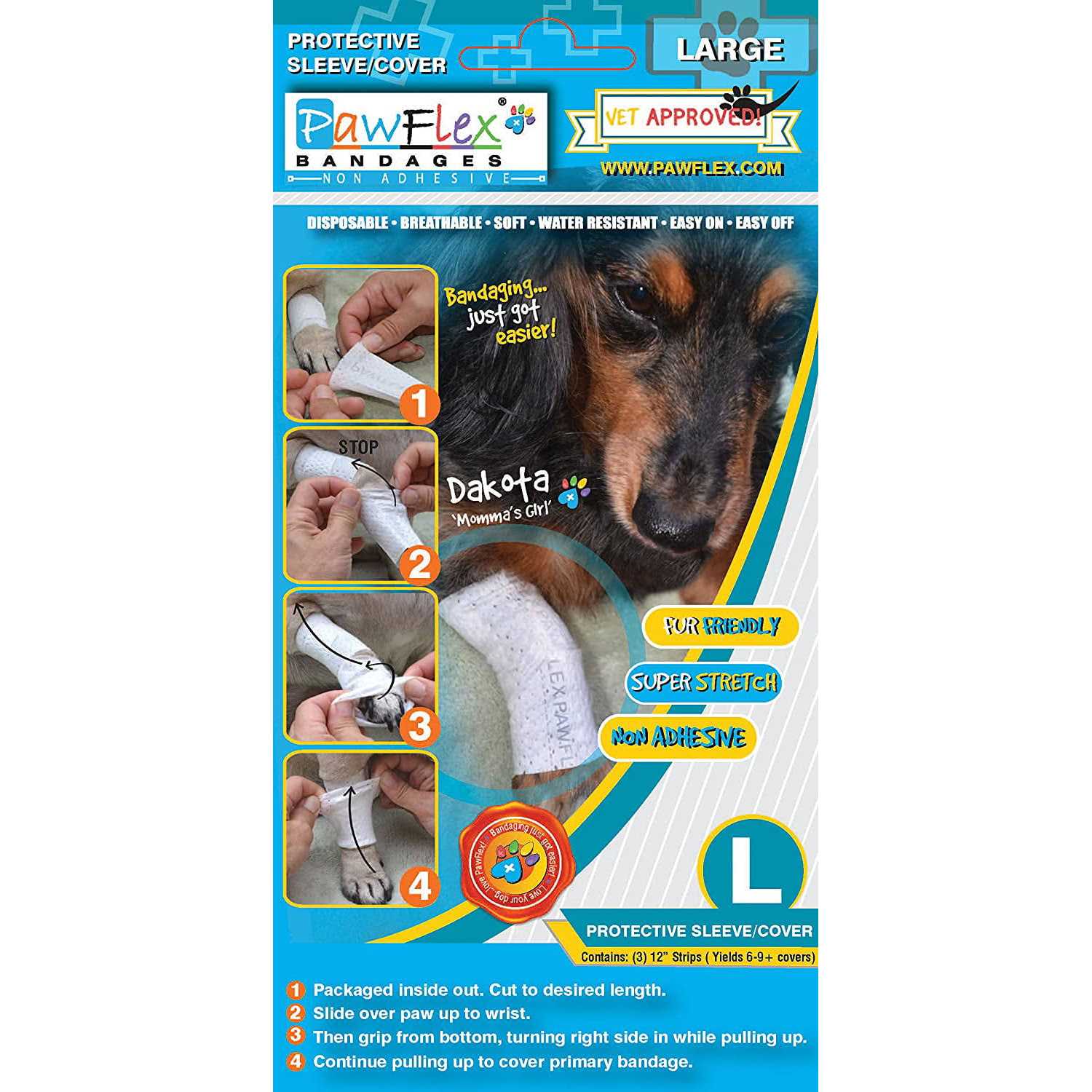 PawFlex Bandages Protective Covers for Pets