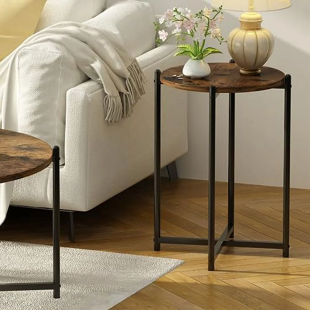 MQLIFEBOOM Coffee Table Set of 3  Faux Marble Coffee Table & 2pcs End Table with Metal Frame Sofa Side Tables for Living Room  Office  Apartment - Curated Treasures Market