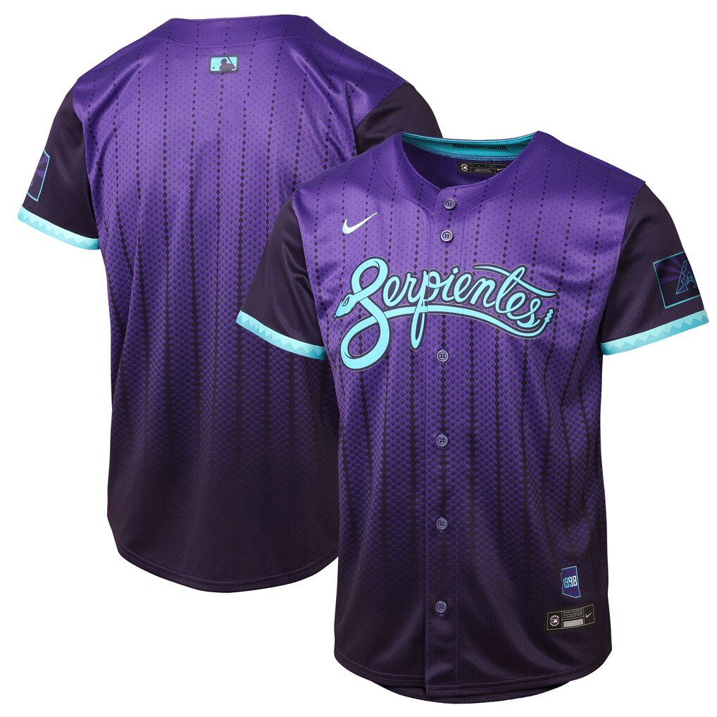 Youth Arizona Diamondbacks  Nike Purple 2025 City Connect Limited Jersey