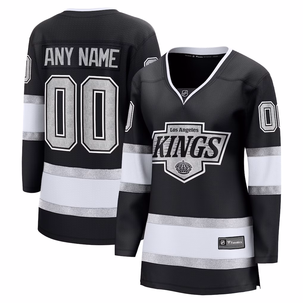 Women's Los Angeles Kings Fanatics Black Home Breakaway Custom Jersey
