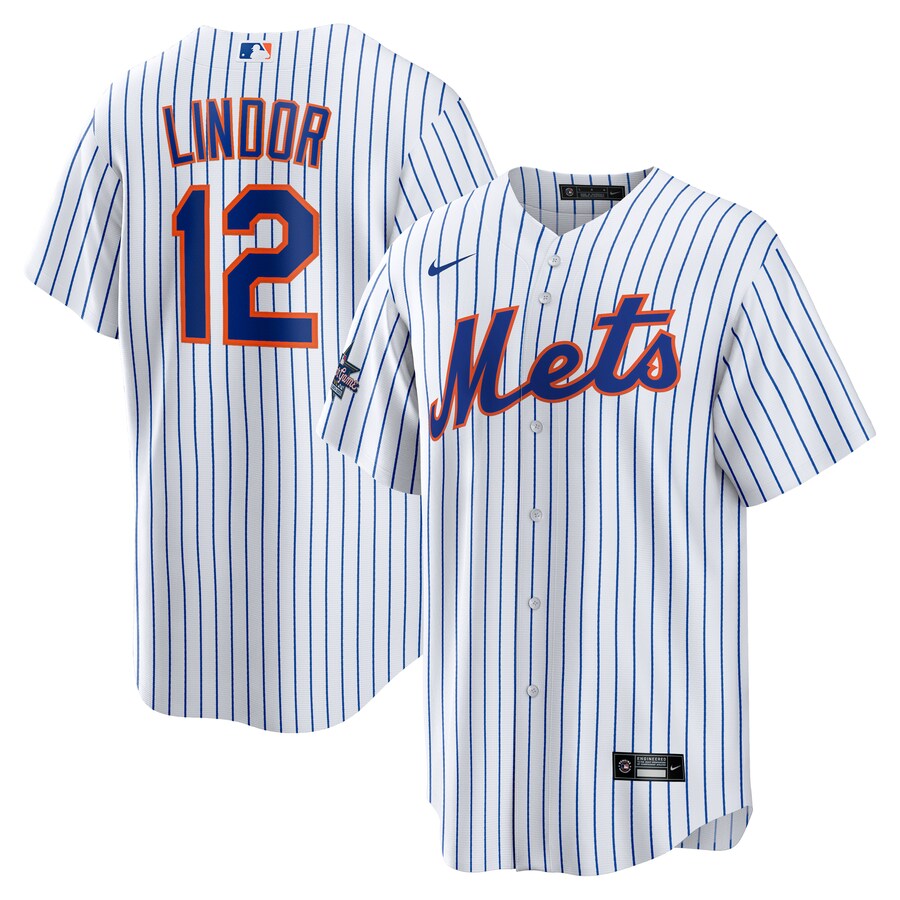 Youth New York Mets Francisco Lindor Nike White 2025 MLB All-Star Game Home Replica Player Jersey