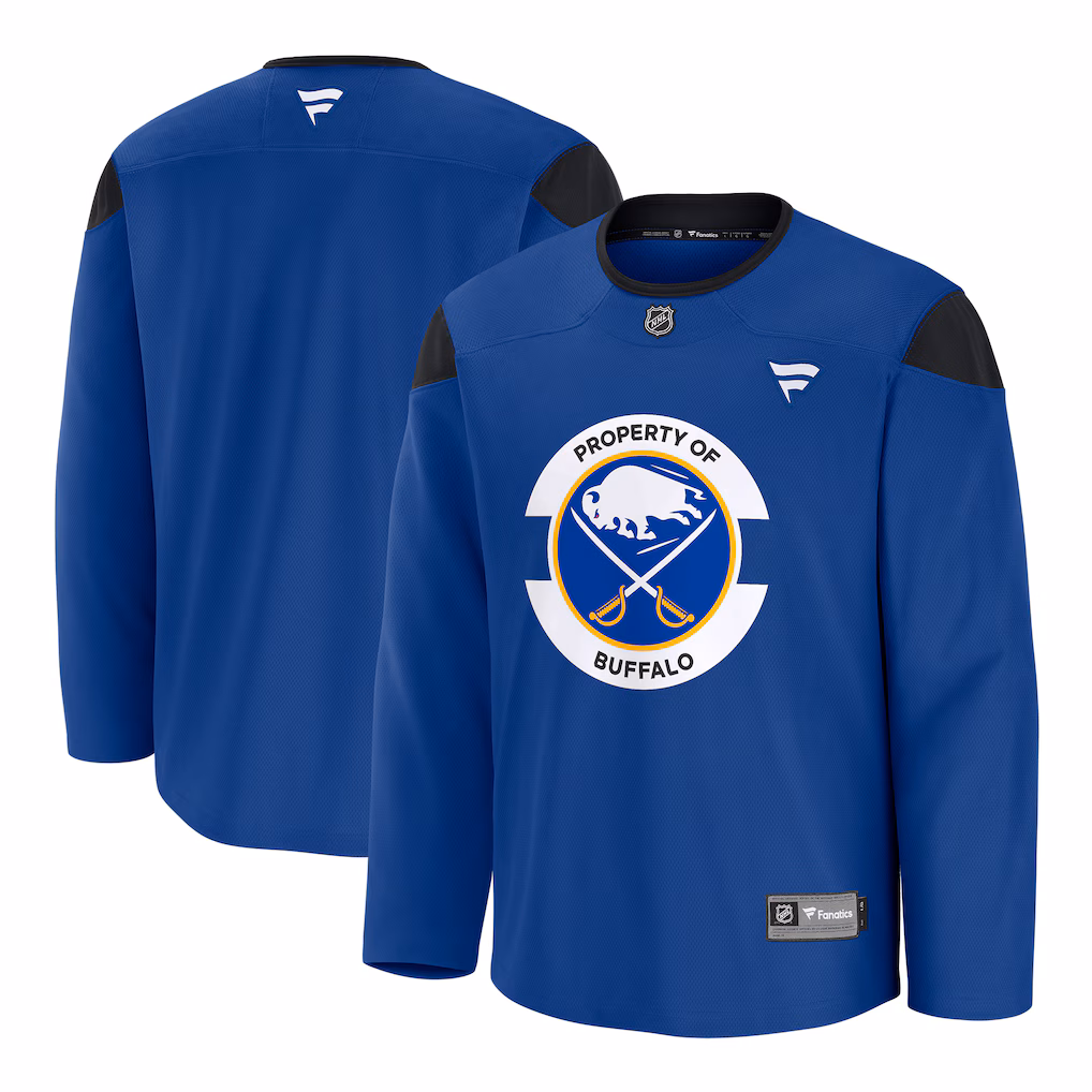 Men's Buffalo Sabres Fanatics Royal Practice Jersey