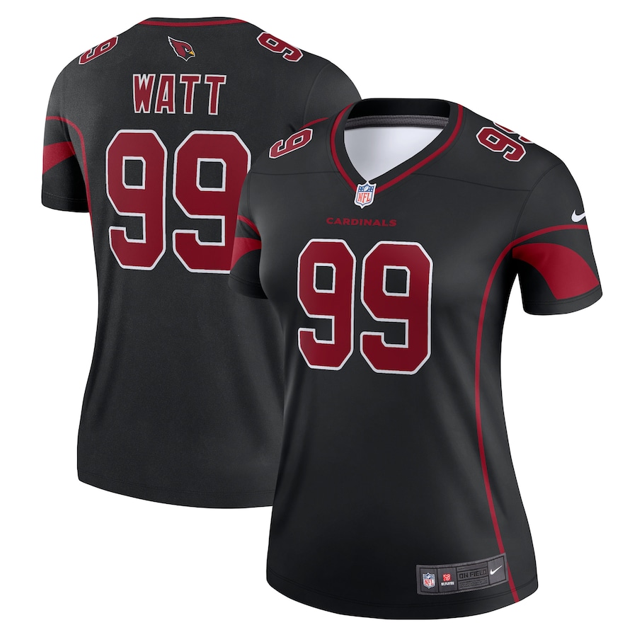 Women's Arizona Cardinals J.J. Watt Nike Black Color Rush Legend Performance Jersey