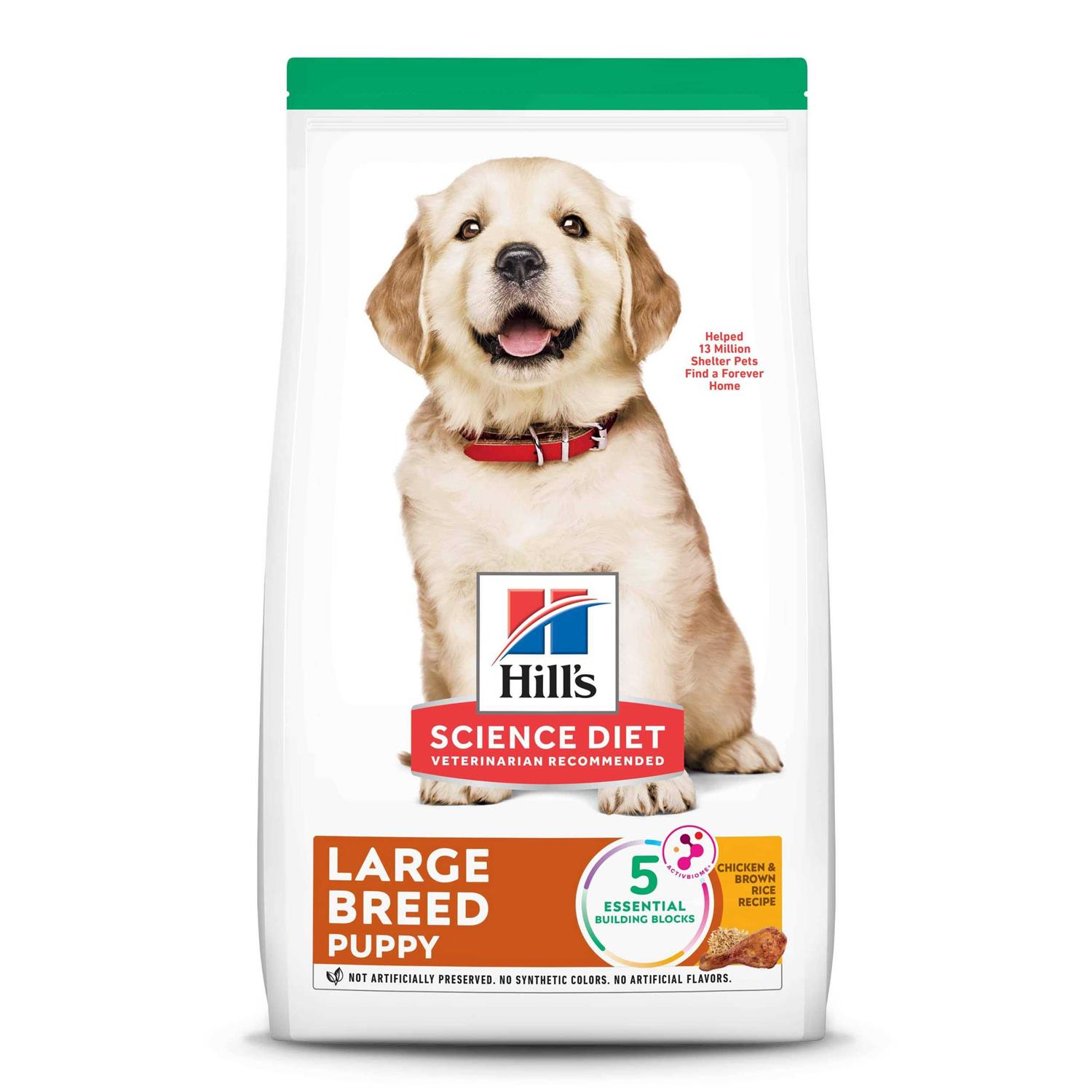 Hill's Science Diet Large Breed Puppy Chicken Recipe Dry Dog Food - Pet Supplies online store