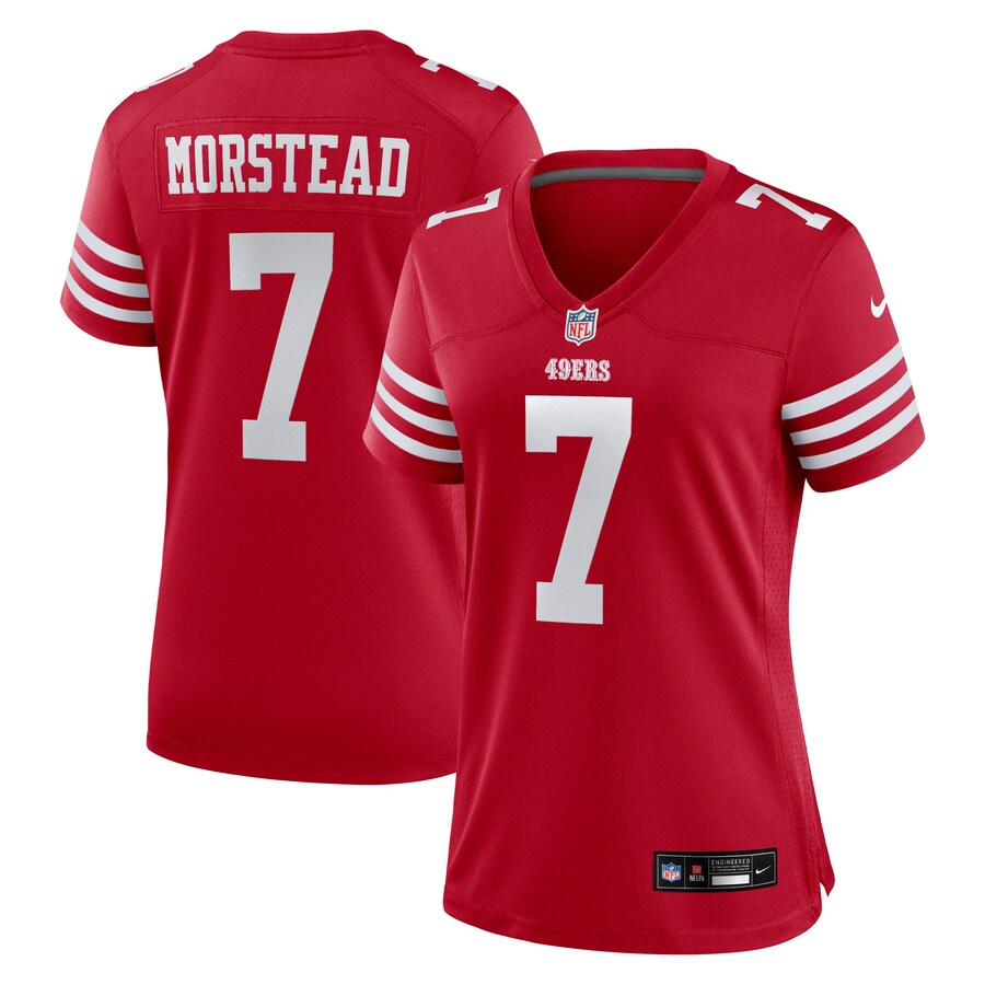 Women's San Francisco 49ers Thomas Morstead Nike Scarlet Team Game Jersey