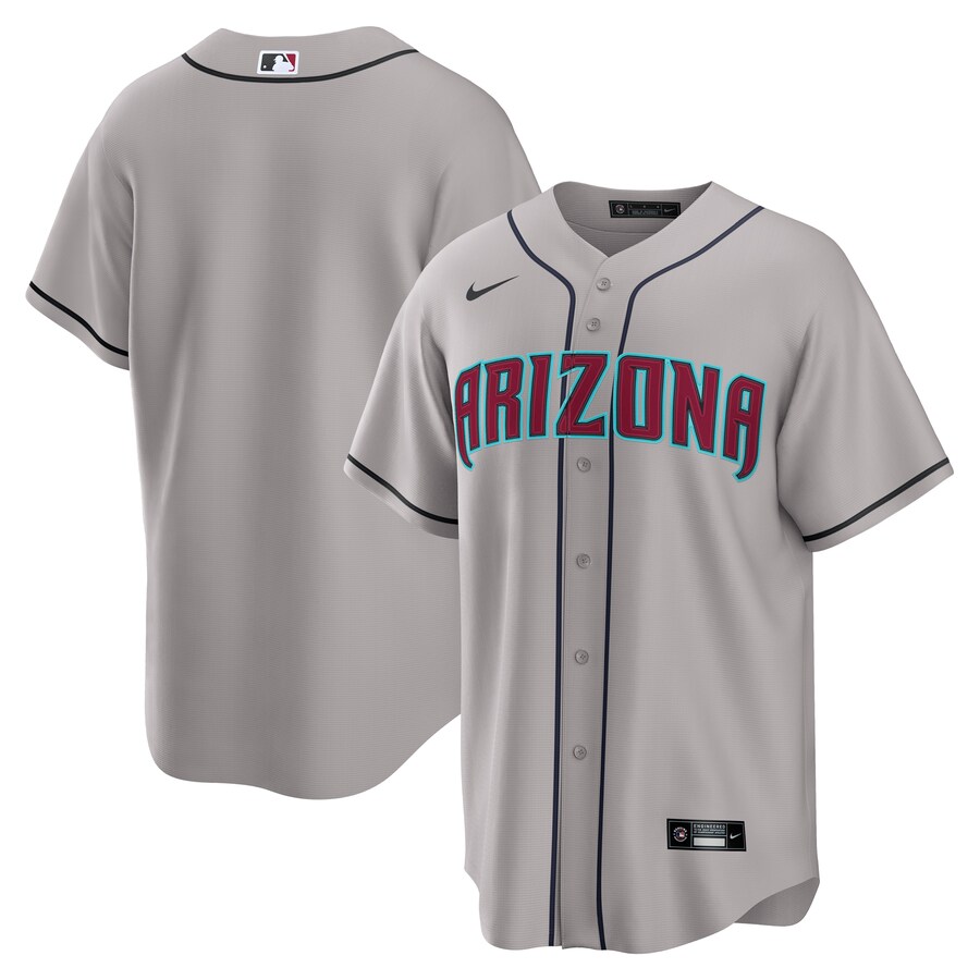 Men's Arizona Diamondbacks Nike Gray Road Replica Jersey