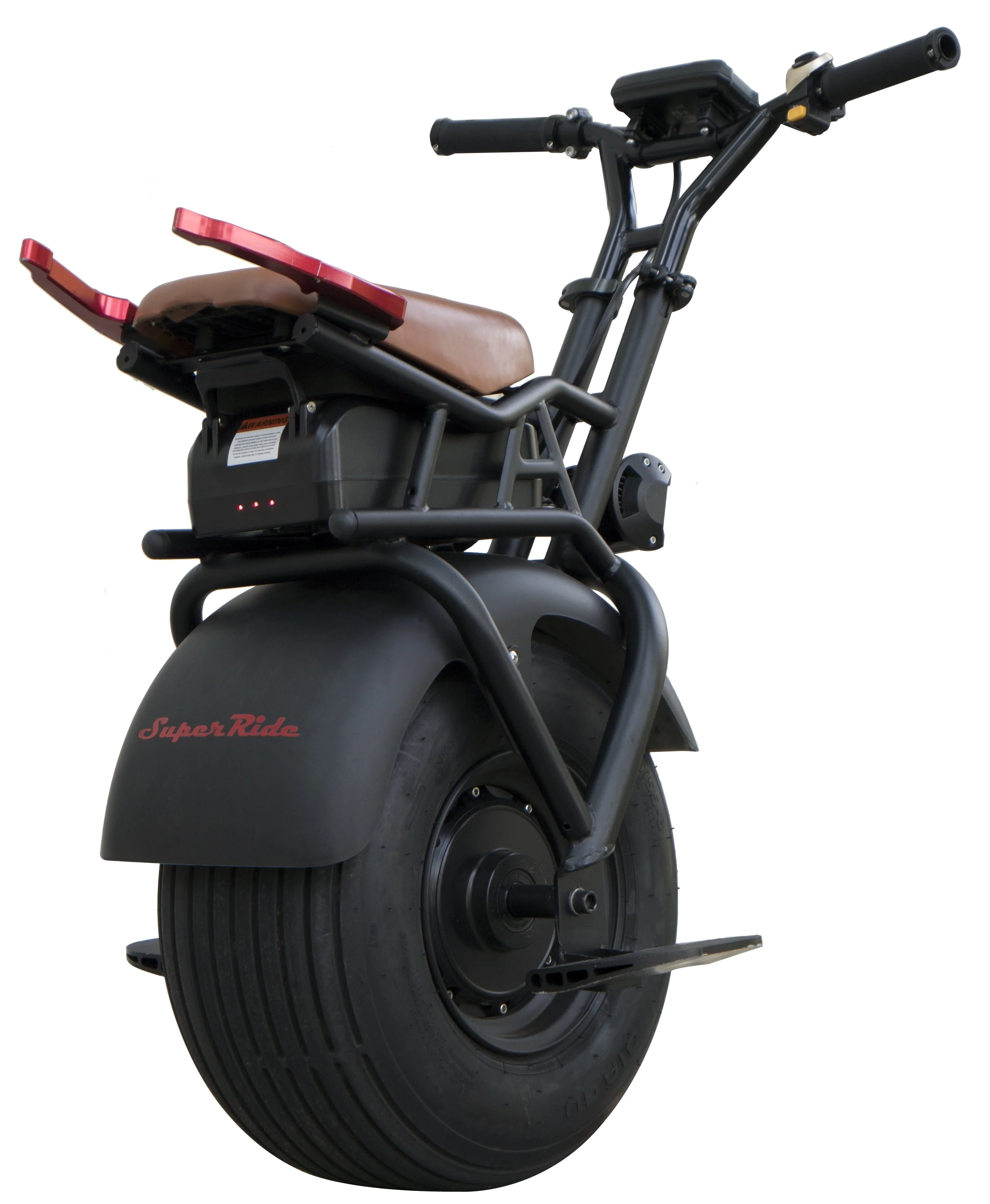 SUPERRIDE Self Balancing Electric Unicycle S1000 G2 – One Wheel Electric Scooter with Single Fat Tire & 1000W Motor, Frame, Wheel, Battery, Charger, Screen, and LED Light