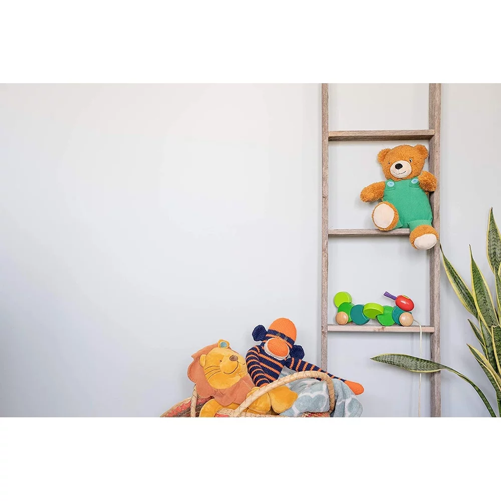 BarnwoodUSA Rustic Farmhouse 5ft Weathered Gray Decorative Bookcase Picket Ladder White Wash - Curated Treasures Market