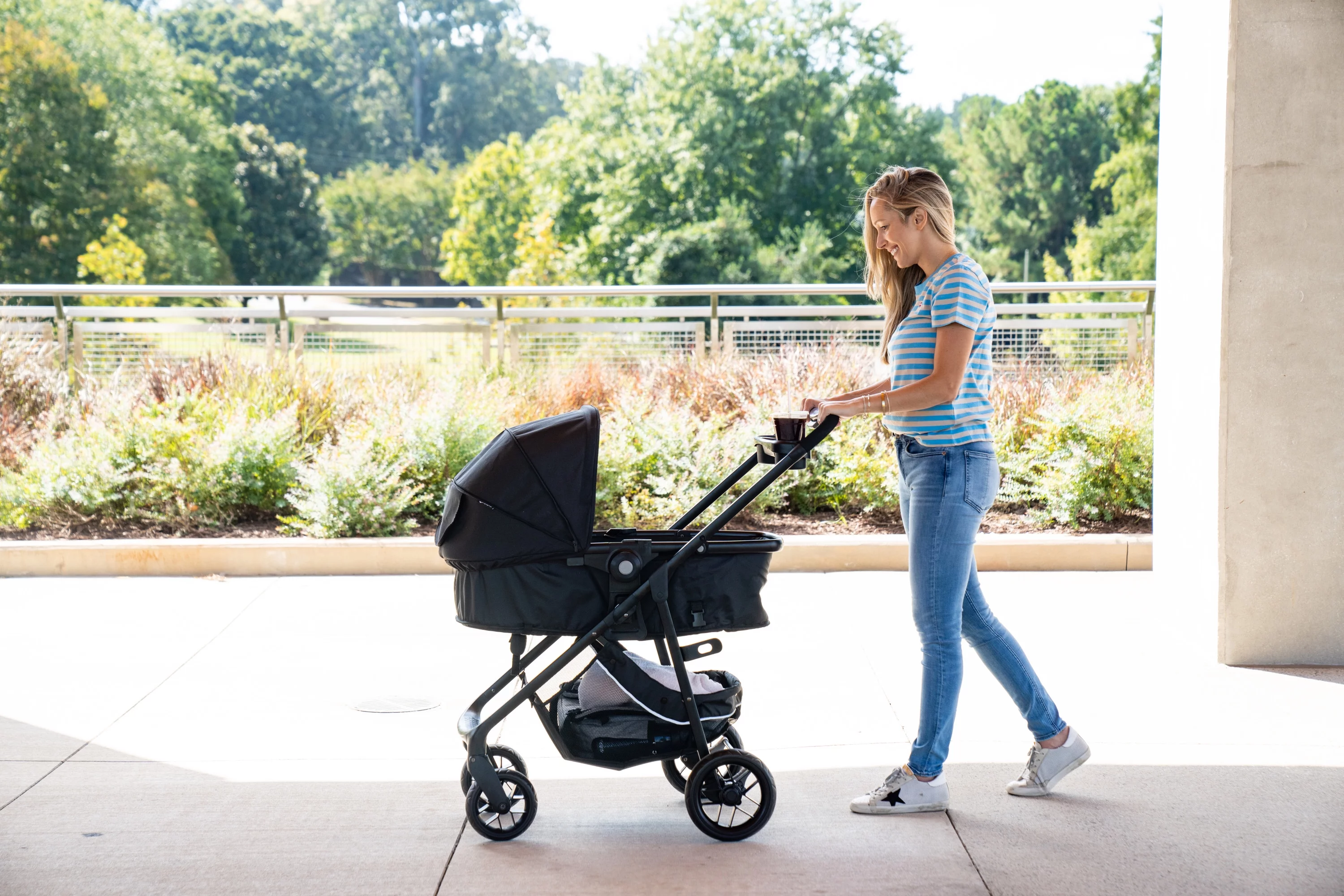 Safety 1st Grow and Go Flex 8-in-1 Travel System, Forest Tide,