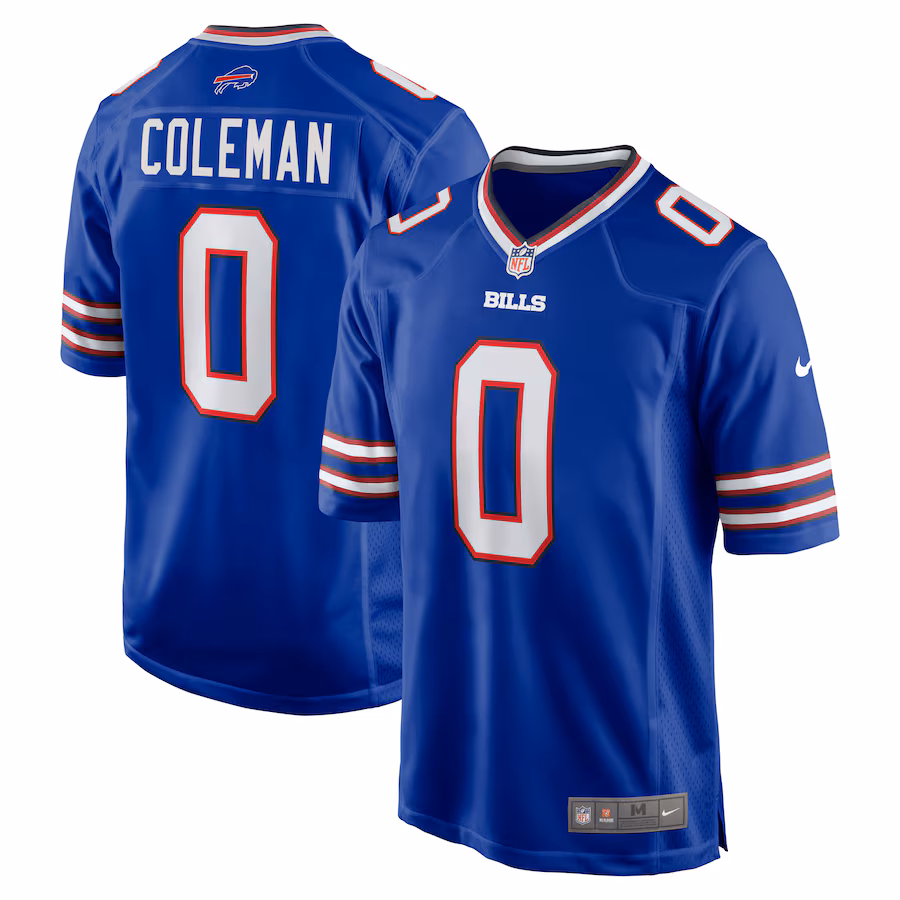 Men's Buffalo Bills Keon Coleman Nike Royal  Player Game Jersey
