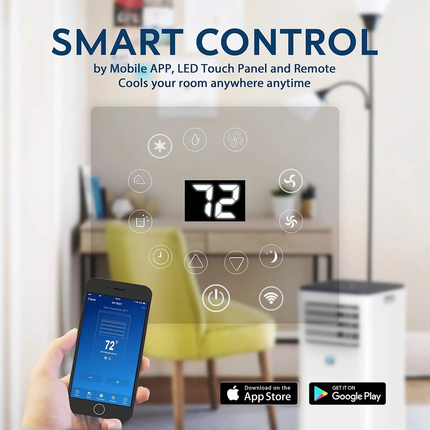 JHS 10,000 BTU Portable Air Conditioner