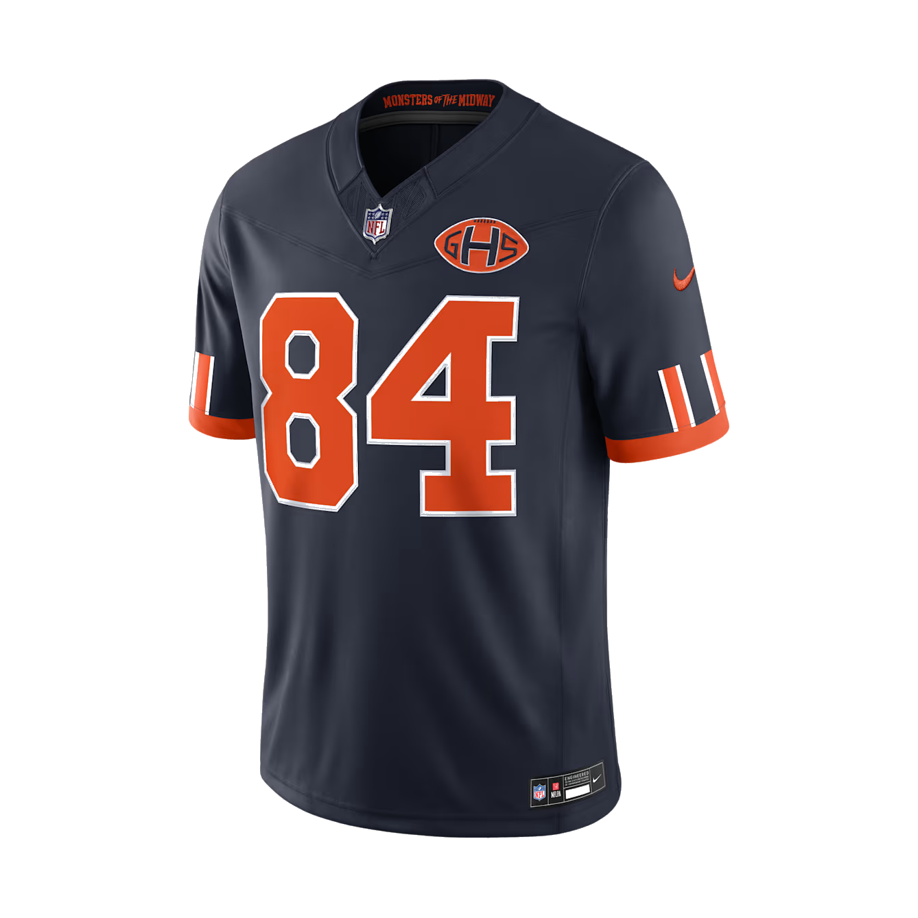 Men's Colston Loveland Chicago Bears Rivalries  Vapor F.U.S.E. Stitched Limited Jersey
