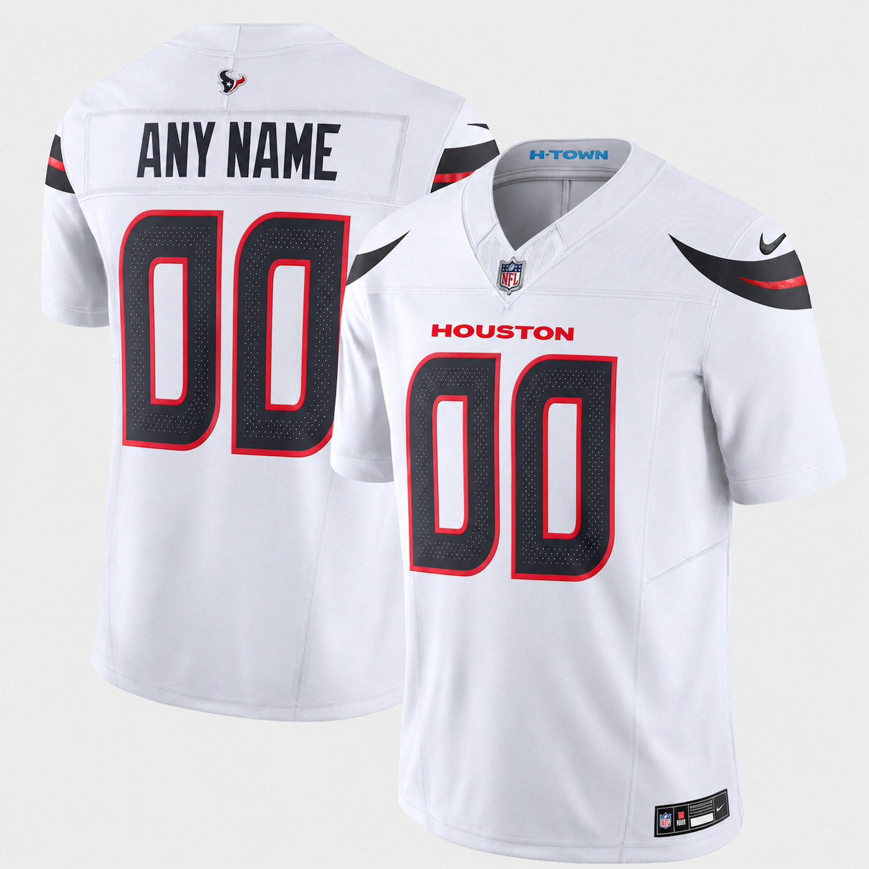 Men's Houston Texans Nike White Alternate Vapor F.U.S.E. Stitched Limited Jersey