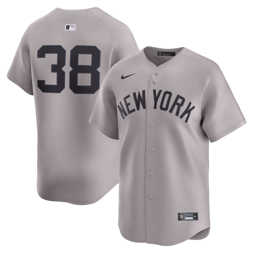 Men's New York Yankees Devin Williams Nike Gray Road Limited Player Jersey