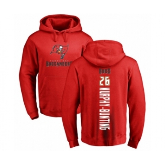 Football Tampa Bay Buccaneers #26 Sean Murphy-Bunting Red Backer Pullover Hoodie