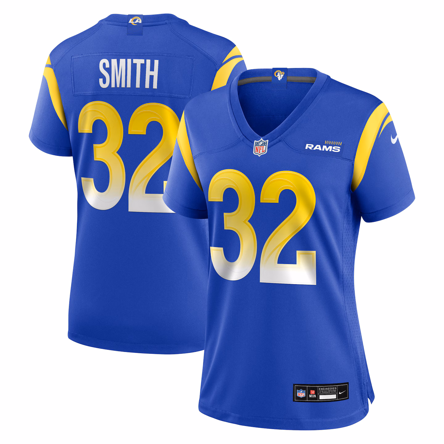 Women's Los Angeles Rams Christopher Smith Nike Royal Team Game Jersey