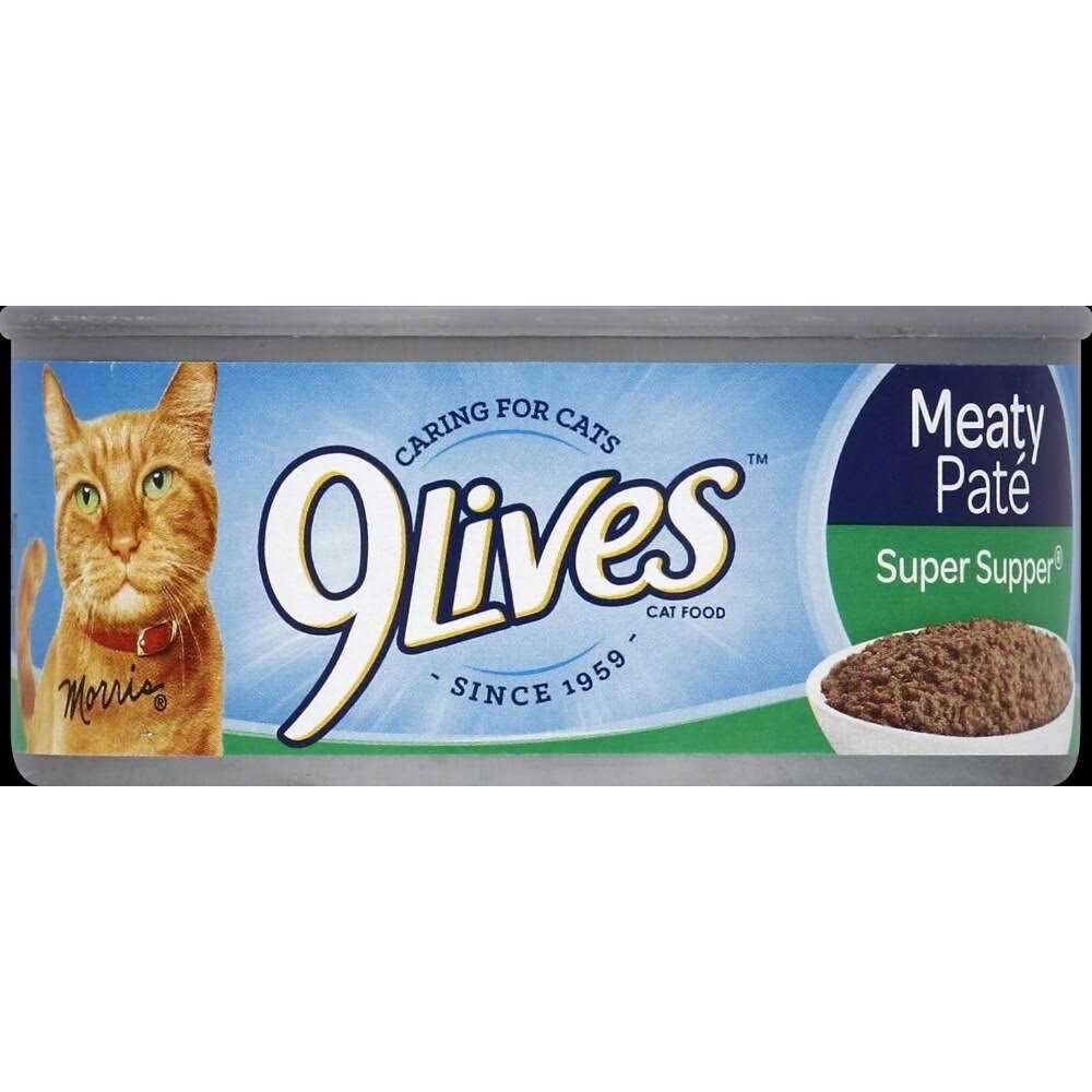 9 Lives Meaty Pate Super Supper Canned Cat Food