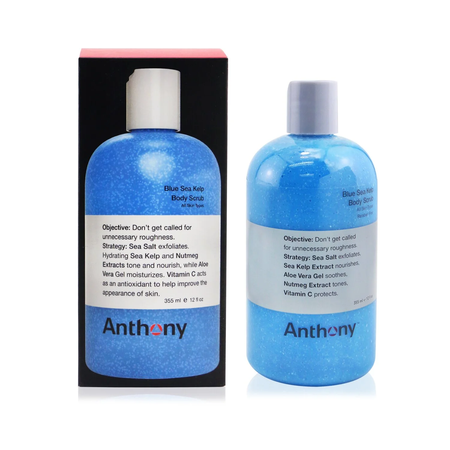 Anthony Logistics For Men Blue Sea Kelp Body Scrub  355ml/12oz
