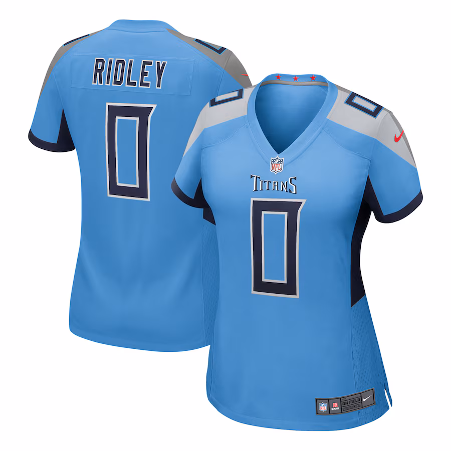 Women's Tennessee Titans Calvin Ridley Nike Light Blue Team Game Jersey