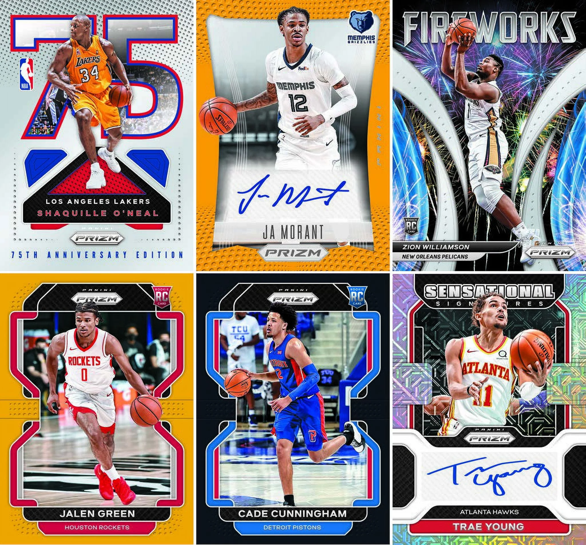 2021-22 Panini Prizm Basketball Hanger Pack Trading Cards