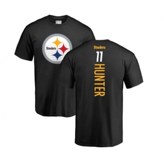 Football Pittsburgh Steelers #11 Justin Hunter Black Backer T-Shirt