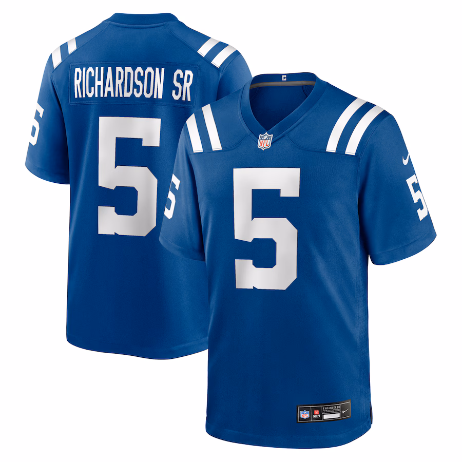 Men's Indianapolis Colts Anthony Richardson Sr. Nike Royal Team Game Jersey