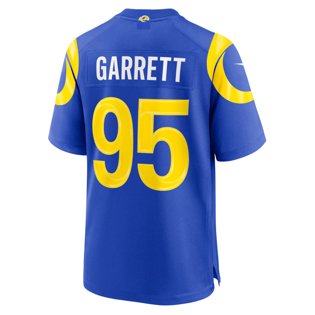 Men's Los Angeles Rams Myles Garrett Nike Royal Men's Nike Game Jersey